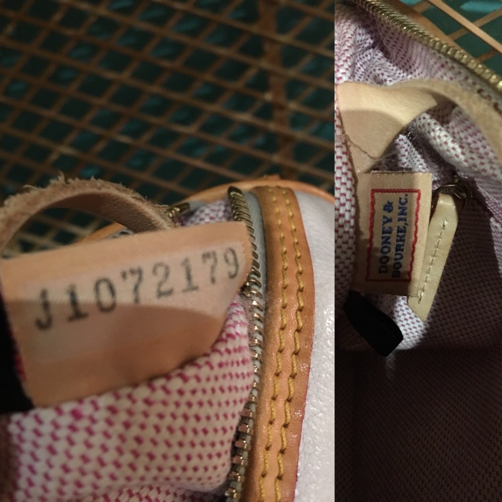 SOLD!! Dooney & Bourke Leather Dr Bag Satchel - Picture 8 of 8